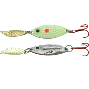 Image of PK Lures Rattling Spoon | White Hologram; 3/8 oz.