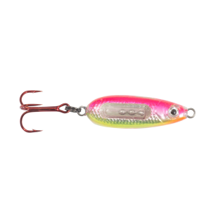 Image of Northland Glass Buck-Shot Spoon | Pink Silver; 1/8 oz.