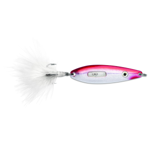 Image of VMC Rattling Roach Spoon | Glow Red Shiner; 3/16 oz.