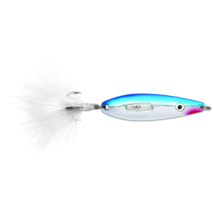 Image of VMC Rattling Roach Spoon | Glow Blue Shiner; 1/16 oz.