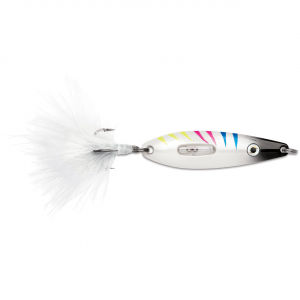 Image of VMC Rattling Roach Spoon | Glow Black Wonderbread; 1/32 oz.