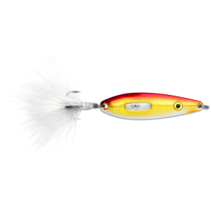 Image of VMC Rattling Roach Spoon | Glow Gold Fish; 1/32 oz.