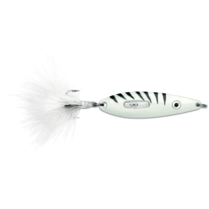 Image of VMC Rattling Roach Spoon | Glow Tiger; 1/32 oz.