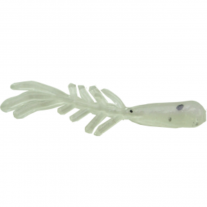 Image of ADK Custom Jigs Bones Plastic Soft Baits | Pearl White