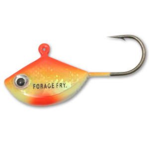 Image of Northland Forage Minnow Baitfish-Image Small Fry Jigs | Super-Glo Chub; 8