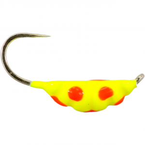 Image of Widow Maker Lures Scud Missile Series Tungsten Jigs | Yellow Polka Dot Glow