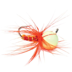 Image of Custom Jigs & Spins JAJE Tungsten Bug | Orange/Glow; 10