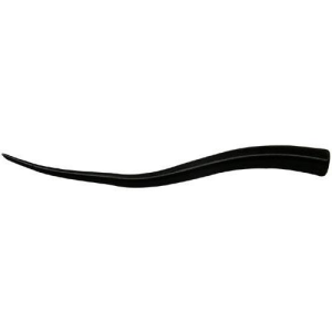 Image of Custom Jigs & Spins Wedgie Plastics | Black; 1 3/4 in.