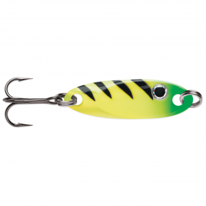 Image of VMC Flash Champ Spoon | Glow Slimy Lime; 1/16 oz.