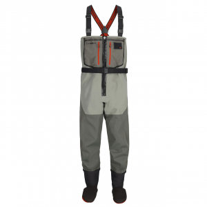 Image of Simms Freestone Z Stockingfoot Chest Waders | Smoke; M