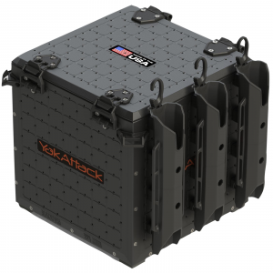 Image of YakAttack BlackPak Pro Kayak Fishing Crate System | 13 x 13 in.; Black