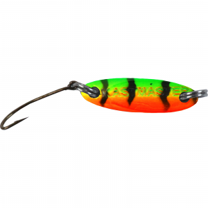 Image of ACME Tackle Micro Tungsten Kastmaster | Glow Fire Tiger; 1/28 oz.