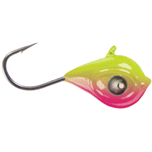 Image of ACME Tackle Google Eye Tungsten Jigs | Pink Chartreuse; 5