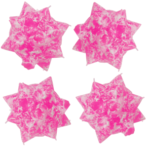 Image of BnR Tackle BurrBeads | Mottled Cerise; 12.5 mm