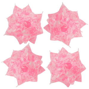 Image of BnR Tackle BurrBeads | Mottled Pink; 15 mm