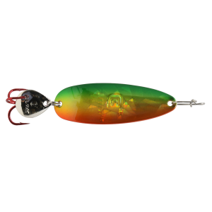 Image of Clam Ribbon Leech Flutter Spoon | Perch Holographic; 1/8 oz.