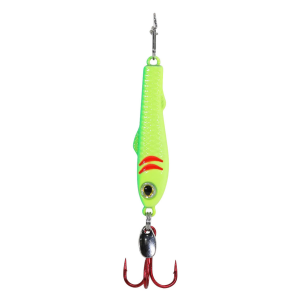 Image of Clam Pinhead Pro Spoon | Chart-Lime Glow; 1/32 oz.