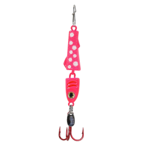 Image of Clam Jointed Pinhead Pro Spoon | Glow Pink Wonderbread; 1/16 oz.