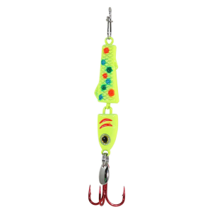 Image of Clam Jointed Pinhead Pro Spoon | Glow Chart Wonderbread; 1/8 oz.