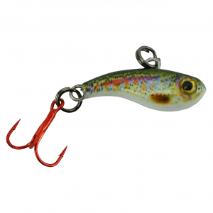 Image of Kenders Tungsten T-Rip Mini Vibe | Rainbow Trout; 1/2 in.