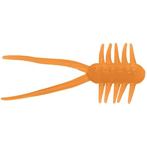 Image of Clam Maki Jamei Plastics | Blaze Orange Glow; 1 1/8 in.