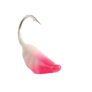 Image of Clam Maggot Drop Jig | White/Pink Glow; 10