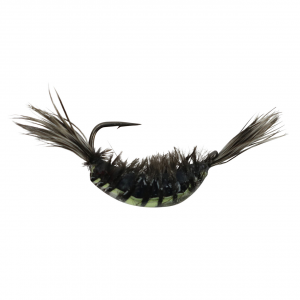 Image of Kenders Tungsten Akua Shrimp Jig | White Black; 8