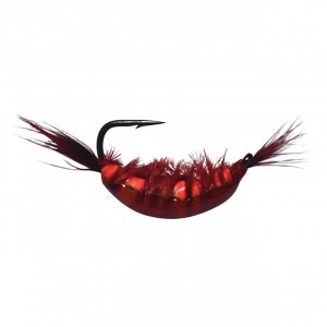 Image of Kenders Tungsten Akua Shrimp Jig | Red; 8