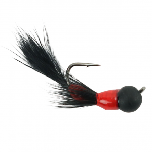 Image of Kenders Tungsten Akua Flare Jig | Black/Red; 12