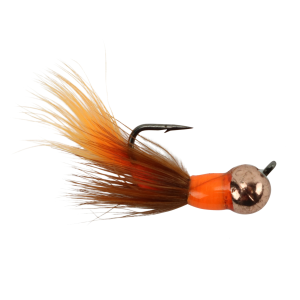Image of Kenders Tungsten Akua Flare Jig | Orange/Brown/Copper; 8