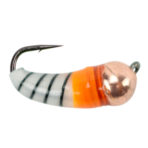 Image of Kenders Tungsten Akua Jig Skud | Metallic Copper/Orange/White; 8