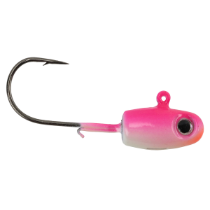 Image of Widow Maker Lures Tungsten Jig Head | Pink/White Glow; 1/32 oz.