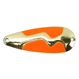 Acme Kamlooper Casting Spoon | Gold Fluorescent Orange; 3/4 oz.