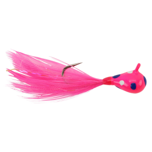 Image of Kenders Tungsten Wonder Feather Jig | Pink Wonderbread Glow / Pink Feather; 10