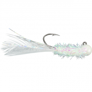 Image of Widow Maker Lures Tungsten Shimmer Jig | Pearl/White; 1/16 oz.