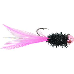Image of Widow Maker Lures Tungsten Shimmer Jig | Pink/Black; 1/16 oz.