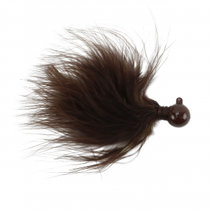 Image of Kalin's Hand-Tied Marabou Jig | Brown; 1/4 oz.