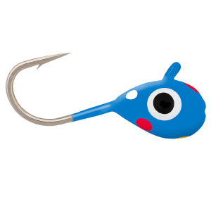 Image of Northland Tungsten Mud Bug Jig | Super Glo Blue Wonder; 1/28 oz.