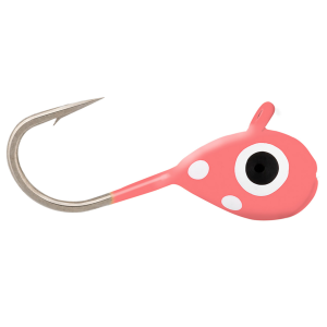 Image of Northland Tungsten Mud Bug Jig | Super Glo Polka Dot; 1/28 oz.