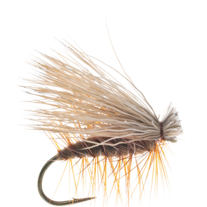 Image of Elk Hair Caddis Dry Fly - 2 Pack | Tan-Brown; 14