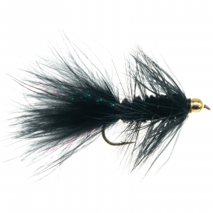 Image of Bead Head Woolly Bugger Streamer - 2 Pack | Black; 6