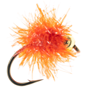 Image of Bead Head Estaz Egg Fly - 2 Pack | Orange; 12