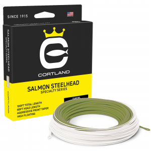 Image of Cortland Specialty Salmon Steelhead Fly Line | Olive-White; WF6F