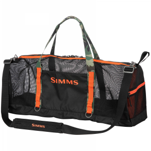 Image of Simms Challenger Mesh Duffel Bag | Black