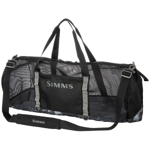 Image of Simms Challenger Mesh Duffel Bag | Hex Flo Camo Carbon