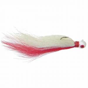 Image of Kalin's Hand-Tied Bucktail Jig | Red-White; 1/8 oz.