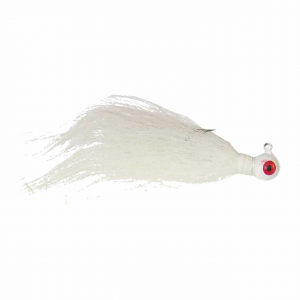 Image of Kalin's Hand-Tied Bucktail Jig | White; 1/8 oz.