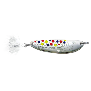 Image of Acme Tackle Ice-Winder Flutter Spoon | Chrome Wonderbread; 1/4 oz.