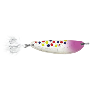 Image of Acme Tackle Ice-Winder Flutter Spoon | Pink Wonderbread; 1/4 oz.
