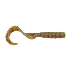 Image of Berkley Gulp! Saltwater Grub Soft Bait | Motor Oil Red Fleck; 8 in.